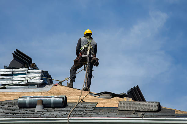 Professional Roof Installation technician working in Bloomington, ID